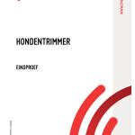 Hondentrimmer - Eindproef