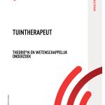 Tuintherapeut - Theorieën en wetenschappelijk onderzoek