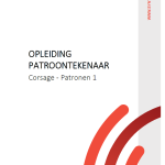 Patroontekenaar - Corsage - Patronen 1